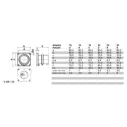Bals Elektrotech - CEE-Gerätestecker (IEC 60309) Flansch-Gerätestecker 32A 28104 3p 230V 6h IP44