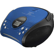 LENCO - Radio-Recorder UKW-Radio m.CD SCD-24 blue/black stereo,blau/schwarz