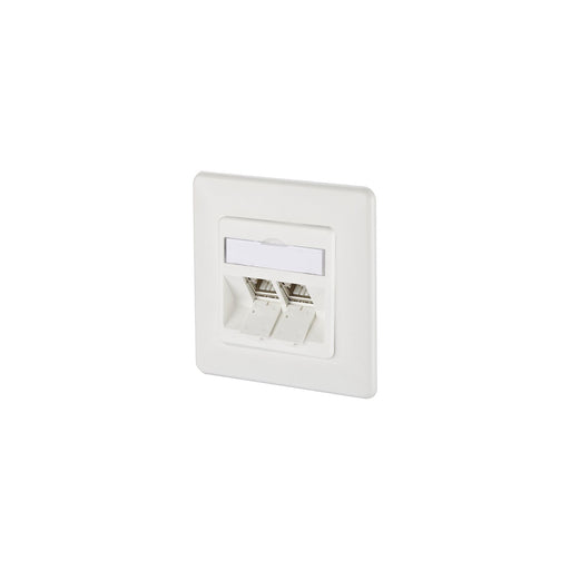 Metz Connect - Kommunikationsanschlussdose Kupfer Anschlussdose C6Amodul UP 130B12D21002-E 2Port 270 UP,rws − 10 Stück