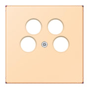 Jung - Einsatz/Abdeckung für Kommunikationstechnik Abdeckung für SAT-TV LC 990-4 SAT2 223 ocre (32060)