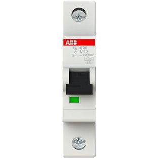 ABB Stotz S&J - Leitungsschutzschalter Sicherungsautomat S201-C10 6kA 10A C 1p