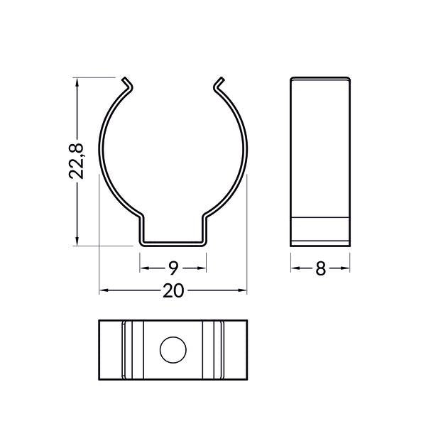 Brumberg Leuchten - Mechanisches Zubehör/Ersatzteile für Leuchten Halter-Set 53095260