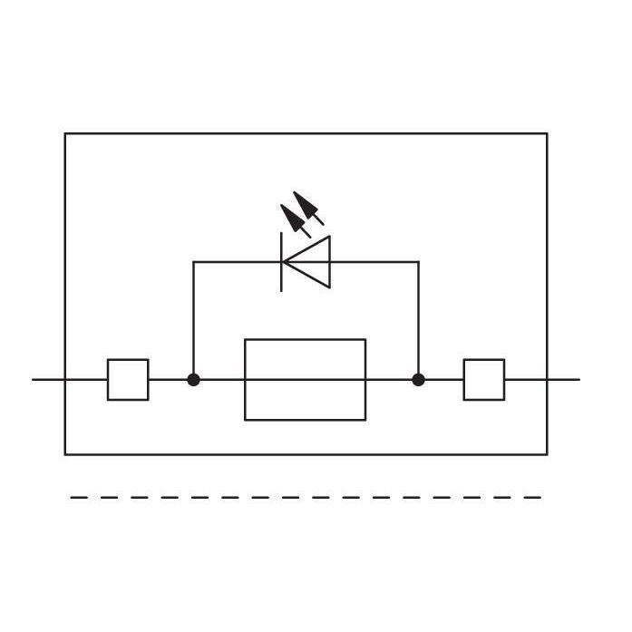 WAGO - Sicherungs-Reihenklemme 2-Leiter-Sicherungsklemme 281-613/281-542 Einsatz " x 1",grau − 50 Stück