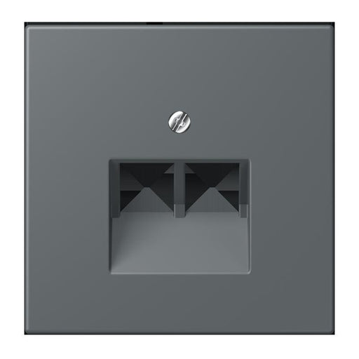 Jung - Einsatz/Abdeckung für Kommunikationstechnik Abdeckung für IAE/UAE LC 969-2 UA 202 gris fonce 31