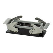 Walther Werke - Gehäuse für Rechtecksteckverbinder Anbaugehäuse BHT24 744124 27mm QVB schwarz − 10 Stück