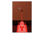 Jung - Behindertenelement für Installationsschalterprogramme Notrufsystem Zugtaster NRS LC 0834 ZT 247