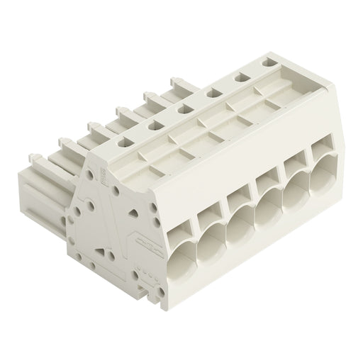 WAGO - Ein- und mehrpolige Klemmenleiste 1-Leiter-Federleiste 831-3106 CAGECLAMP,10mm²,lgr − 24 Stück