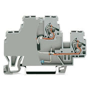 WAGO - Bauelement-Reihenklemme Bauelementklemme 870-541/281727870518 Doppelstock − 50 Stück