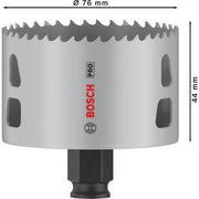 Bosch - Lochsäge PRO Multi Material PC Plus 2608594402 Lochsäge, 76 mm