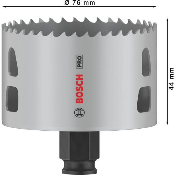 Bosch - Lochsäge PRO Multi Material PC Plus 2608594402 Lochsäge, 76 mm