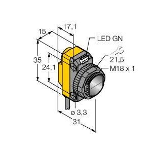 Turck - Einweg-Lichtschranke Opto-Sensor QS186E Einweglichtschranke