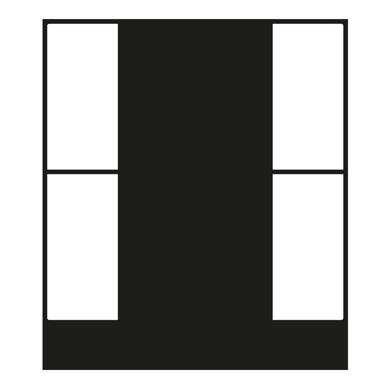 Jung - Abdeckung/Bedienelement für Installationsschalterprogramme Tastensatz 2fach LC 502 TSA 225 orange clair
