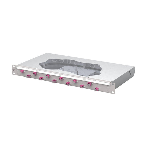 Metz Connect - Patchpanel LWL Patchfeld splice 1504577512-F 12xLC-D OM4 − 1 Stück