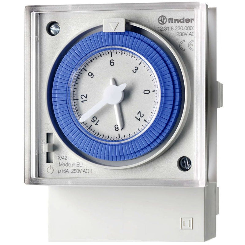 Finder - Verteilerschaltuhr analog Zeitschaltuhr 12.31.8.230.0000