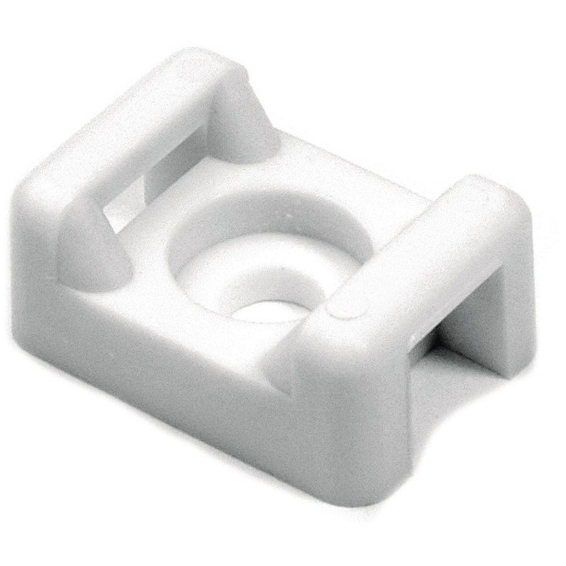 HellermannTyton - Befestigungssockel und -element für Kabelbinder Befestigungssockel CTM2 ws − 100 Stück