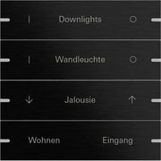 Gira - Bussystem-Tastwippe Wippenset 4-fach 5034126 Tastsens.4 TS4 Alu