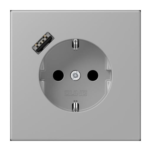 Jung - Steckdose SCHUKO Steckdose LC 1520-18 A 204 gris moyen (32012)