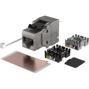 EFB-Elektronik - Modularer Steckverbinder RJ45 Keystone Cat.6A E-20070 Druckguss-Gehäuse