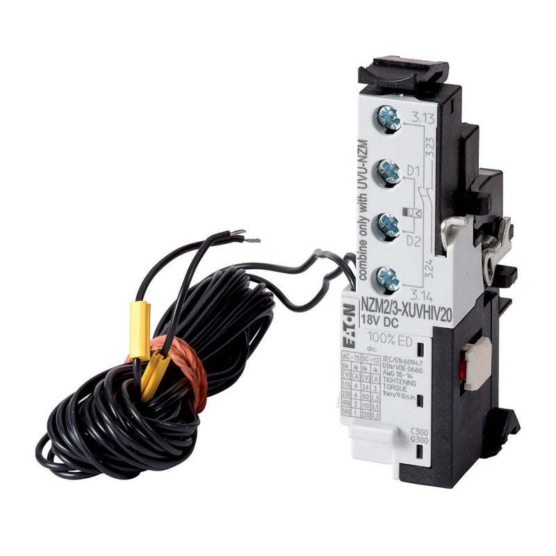 Eaton - Unterspannungsauslöser Spezialauslöser NZM2/3-XUVHIV20 mit 2 getr. VHI