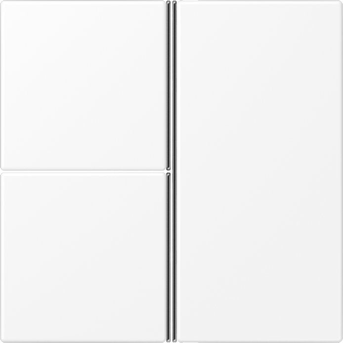 Jung - Abdeckung/Bedienelement für Installationsschalterprogramme Tastensatz komplett 3-fach LS 403 TSA WWM