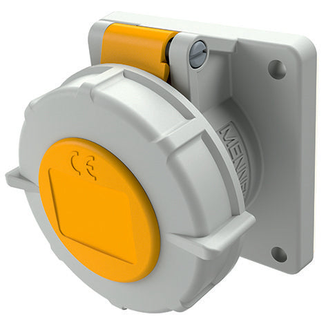 Mennekes - CEE-Anbausteckdose (IEC 60309) Anbaudose TwinCONTACT 1707 16A3p4h110V, IP67