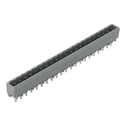 WAGO - Leiterplattensteckverbinder THT-Stiftleiste Lötstift 231-181/001-000 1,2x1,2,gerade,grau − 50 Stück