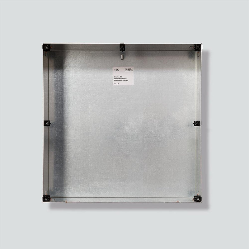 Siedle&Söhne - Montageelement für Türstation Briefkasten-Unterputzgehäu GU CL BF3 01 Classic, Stahlbl. vz