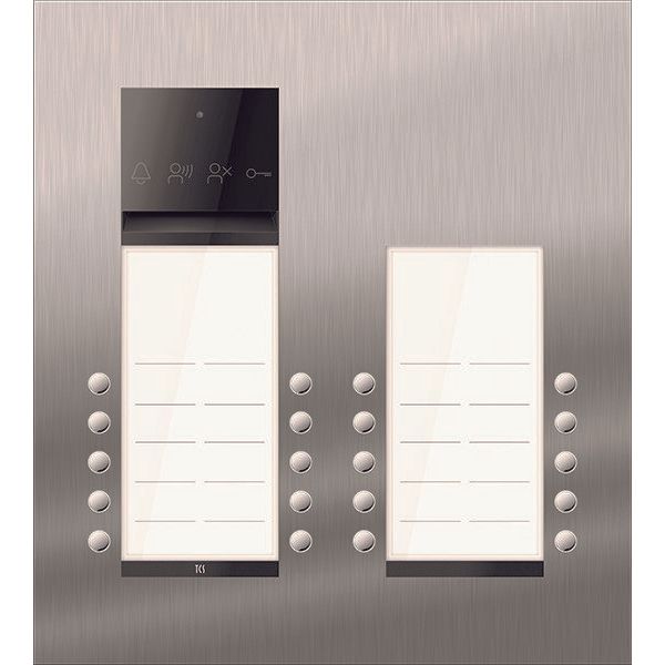 TCS Tür Control - Türstation für Türkommunikation PES PRO Audio Außenstation ASU600420-0030 20T/2 UP ES