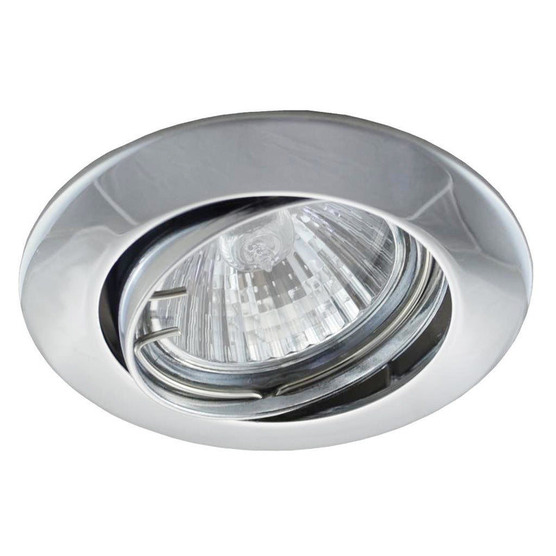 Scharnberger+Hasenbein - Downlight/Strahler/Flutlicht EB-Strahler MR16/GX5,3 53118 82mm schwenkbar chr − 1 Stück
