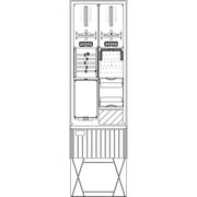 Elsta Mosdorfer - Zähler-Komplettschrank Zähleranschlusssäule ZS342.W1.36 A340 W1 2Z 3.HZ 36TE