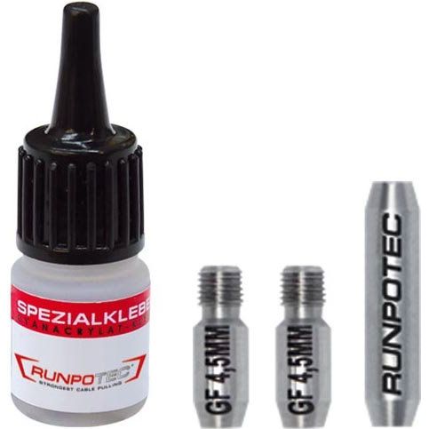 Runpotec - Zubehör/Ersatzteile für Kabeleinziehsystem Reparatur-Set 20250 für 4,5mm Glasfaser