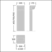 Thorn - Wegeleuchte LED-Poller RAB 1L20- #96632086 3000K