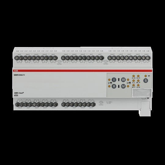 ABB Stotz S&J - Bussystem-Schaltaktor Schalt-/Jalousieaktor SAH/S24.6.7.1 24fach 6A, REG