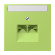 Jung - Einsatz/Abdeckung für Kommunikationstechnik Abdeckung für IAE/UAE LC 969-2 NAUA 221 vert clair (32052)