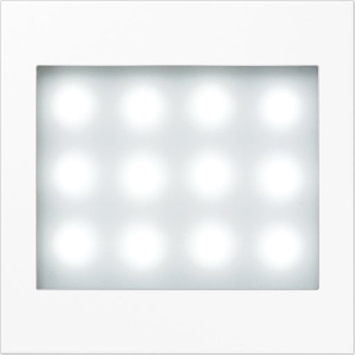 Jung - Beleuchtungseinsatz für Installationsschalterprogramme LED-Leselicht aws LS 539 WW LED LW-12 lackiertes Aluminium