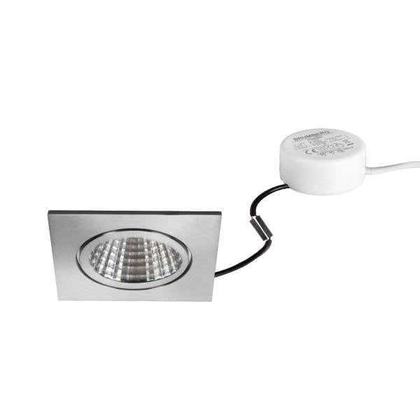 Brumberg Leuchten - Downlight/Strahler/Flutlicht LED-Einbaustrahler 40376423 3000K edelst. dimm