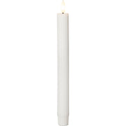 Star Trading - Festbeleuchtung LED-Wachskerze 2er-Set 061-63 2,1x25cm, weiß