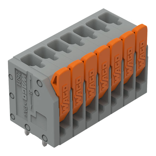 WAGO - Leiterplattenklemme 2601-3107 1,5mm²,gr − 70 Stück