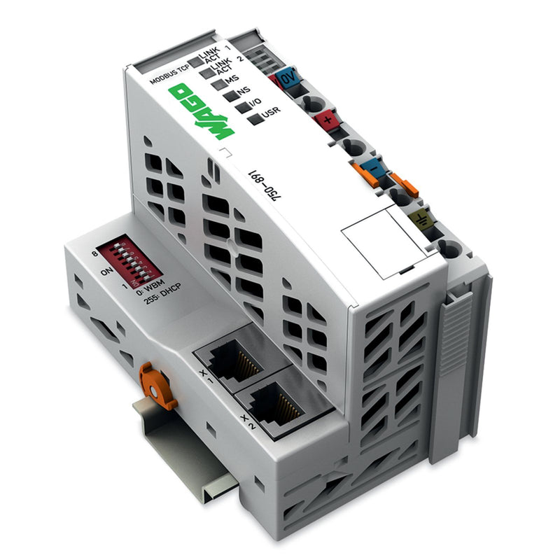 WAGO - SPS-Grundgerät Controller Modbus TCP 750-891 G4 2ETH − 1 Stück