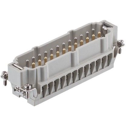 Harting - Kontakteinsatz für Rechtecksteckverbinder Steckverbinder-Einsatz 09330242691 Han 24E-STI FE AU