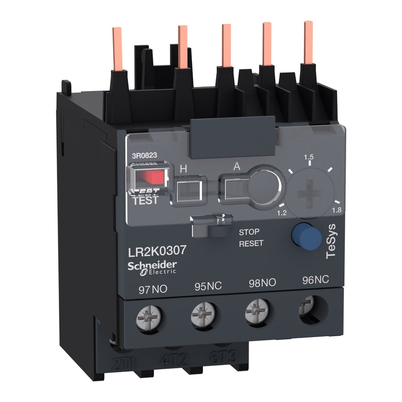 Schneider Electric - Überlastrelais thermisch Motorschutz-Relais LR2K0307 1,20-1,80A