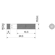 Ipf Electronic - Ultraschall Abstandssensor Ultraschallsensor UT129020 − 1 Stück