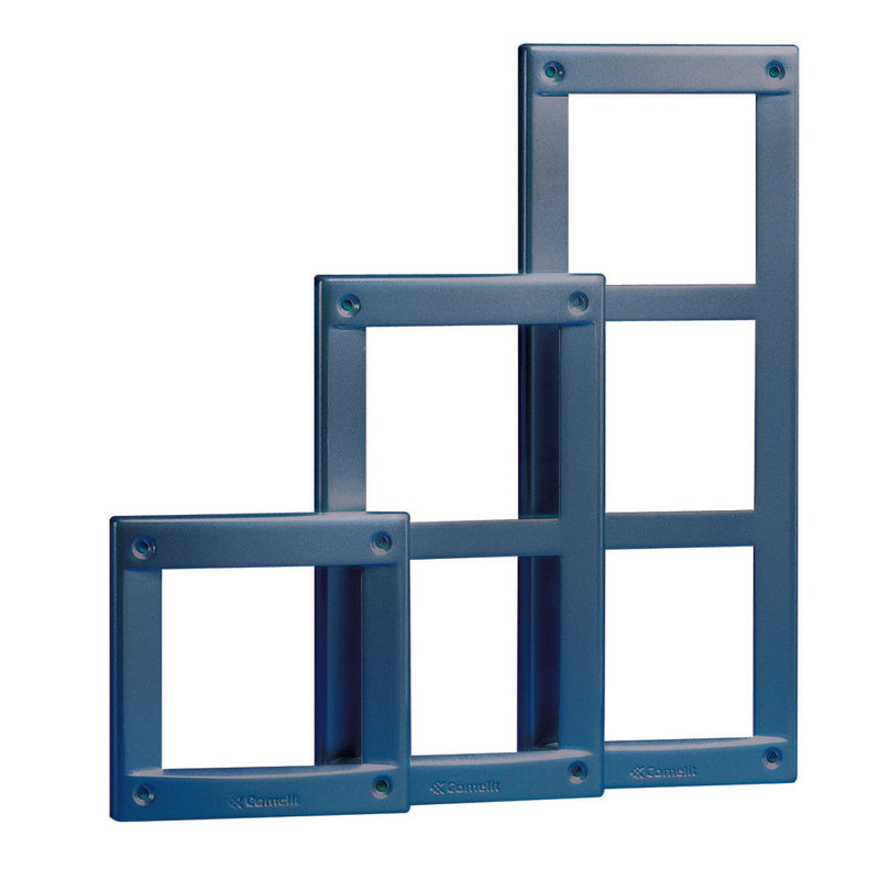 Comelit - Montageelement für Türstation Modulrahmen 3161/1 Vandalcom 1Mod.dkgr