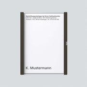 Siedle&Söhne - Zubehör/Ersatzteile für Türkommunikation Namensschild graph-met kpl 200029035-00 f.TM 611-1 GM − 1 Stück