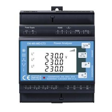 Janitza Electronic - Elektrizitätszähler Drehstromzähler EMD 485-P3 3ph., 100 AModbus
