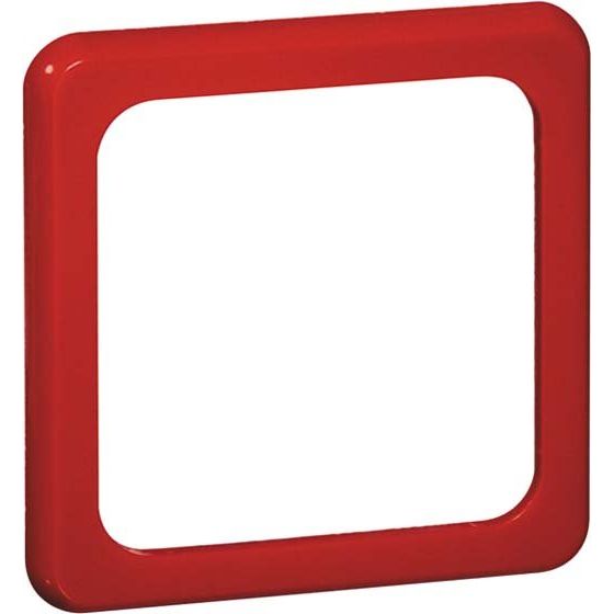 Peha - Abdeckrahmen Rahmen 1-fach rt D 80.671 ROT waage/senkrecht