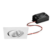 Brumberg Leuchten - Downlight/Strahler/Flutlicht LED-Einbaustrahler 38365073 230V 3000K weiß