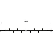 Scharnberger+Hasenbein - Festbeleuchtung LED-String-Lite 10m 58604 E14 230V sw ohne LM