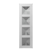 Jung - Abdeckrahmen Glasrahmen 4fach AV 584 GLM WW alpinweiß (Glas)