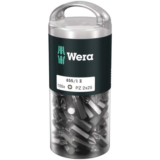 Wera - Bit-Set Pozidriv Bit 072444(VE100) PZ 2x25mm